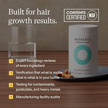 Nutrafol Women Hair Growth Nutraceutical - 120 Capsules (1 Month Supply)