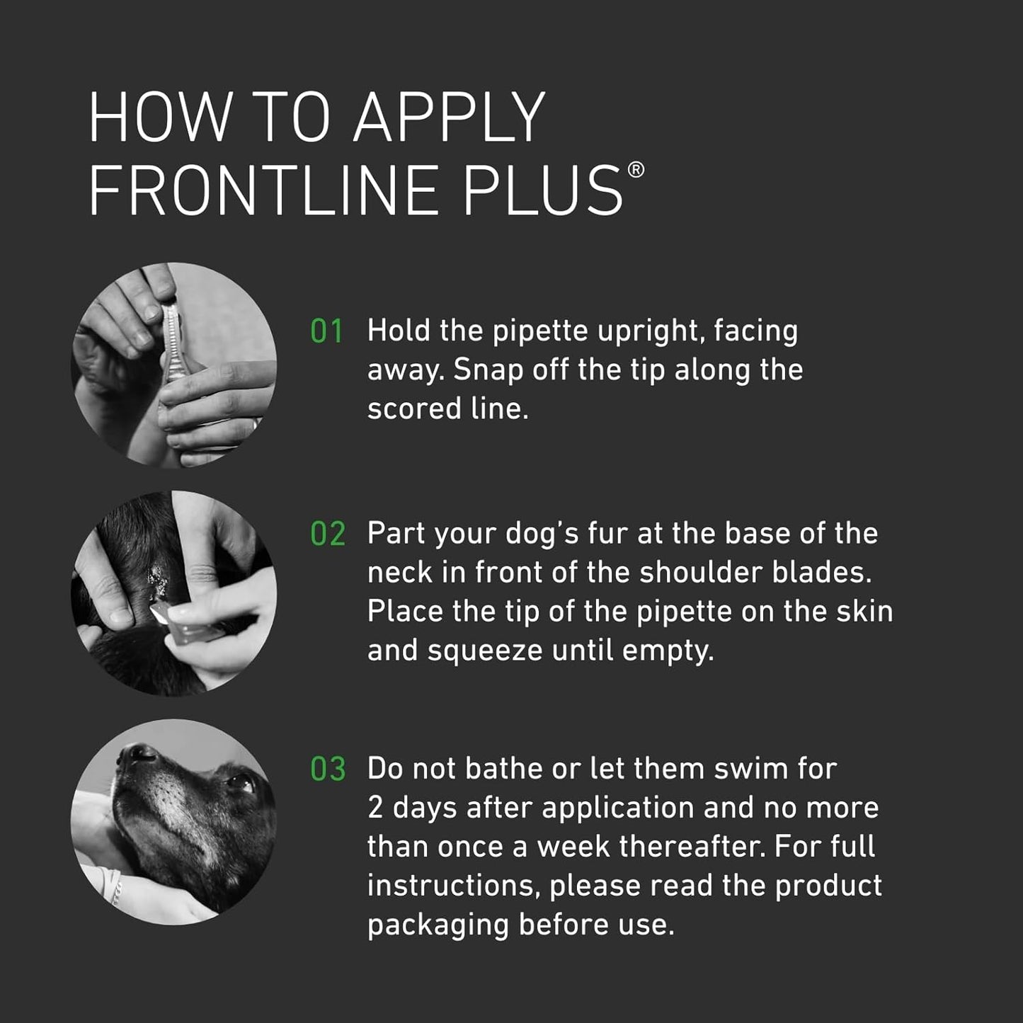 FRONTLINE Plus Flea & Tick Treatment for Medium Dogs - 6 Pipettes
