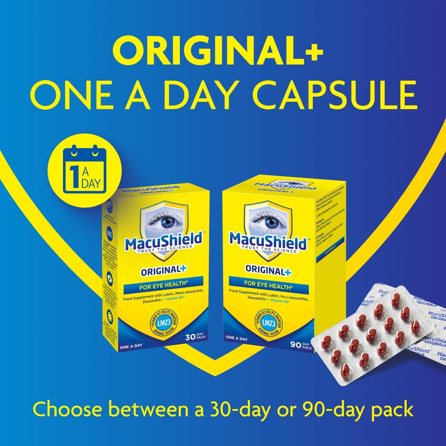 MacuShield Eye Health Formula | Lutein, Zeaxanthin & Vitamin B2