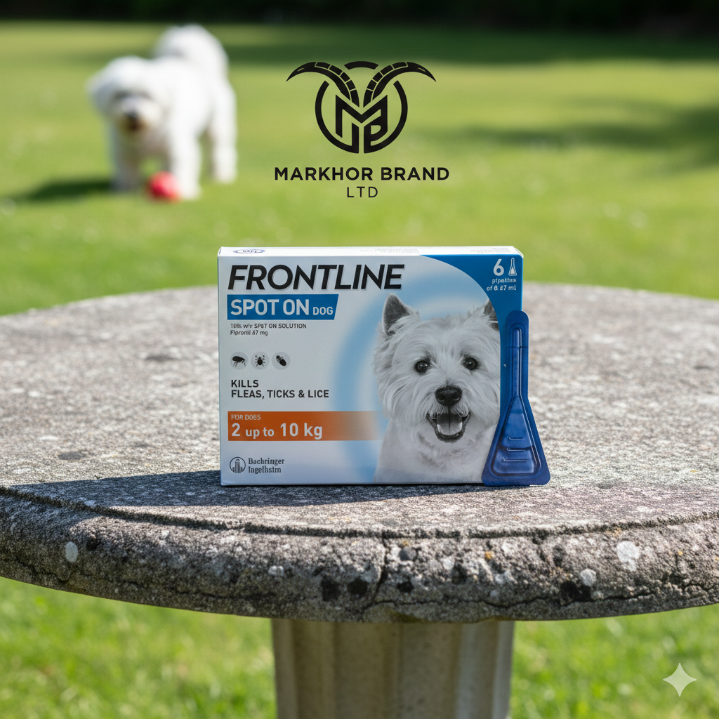 FRONTLINE Spot On Flea & Tick Treatment for Small Dog (2-10kg) 6 Pipettes