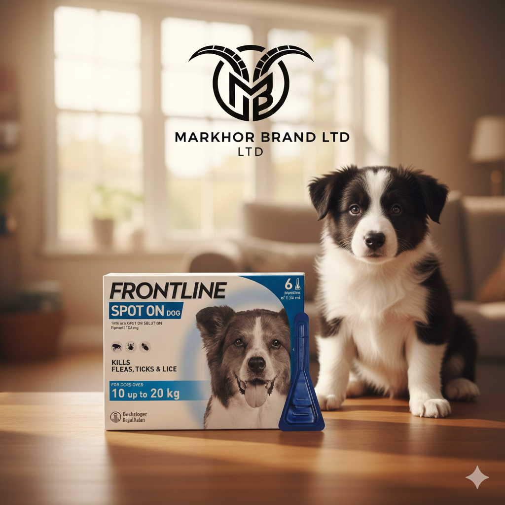 FRONTLINE Spot On Flea & Tick Treatment for Medium Dog (10-20kg) 6 Pipettes