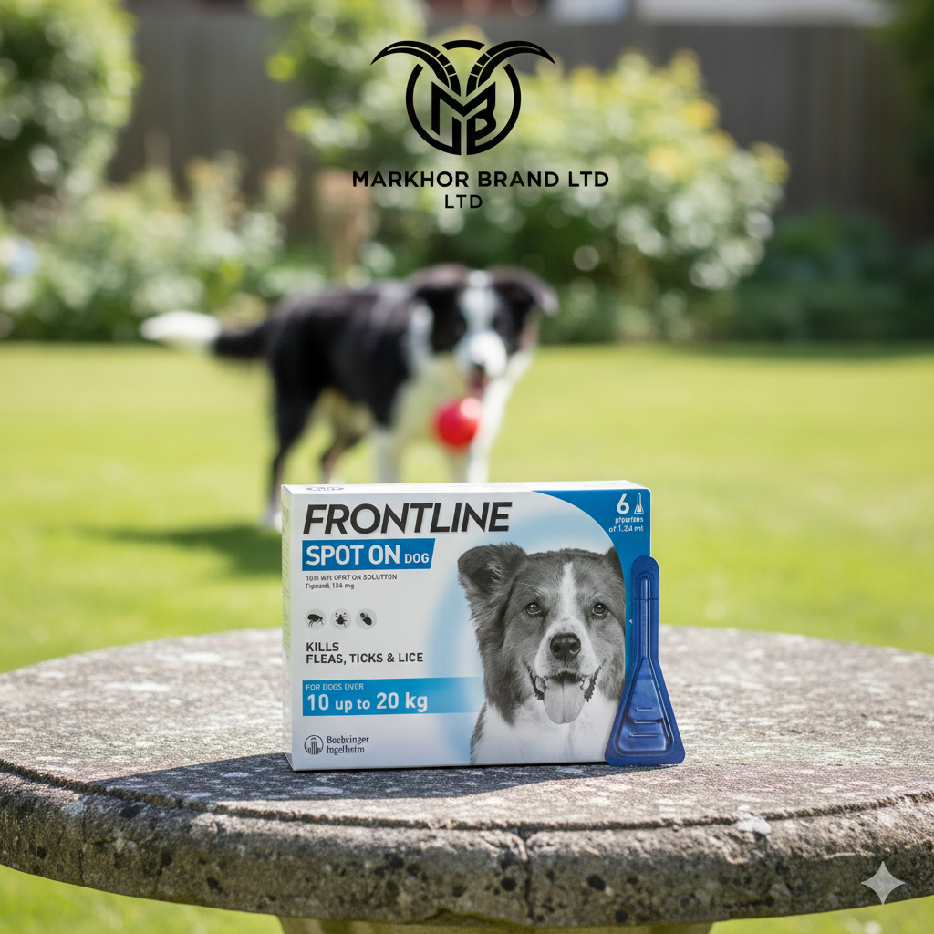 FRONTLINE Spot On Flea & Tick Treatment for Medium Dog (10-20kg) 6 Pipettes