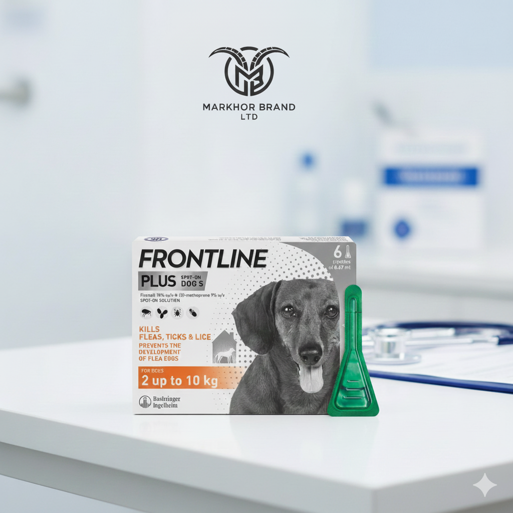 FRONTLINE Plus Flea & Tick Treatment for Small Dogs - 6 Pipettes