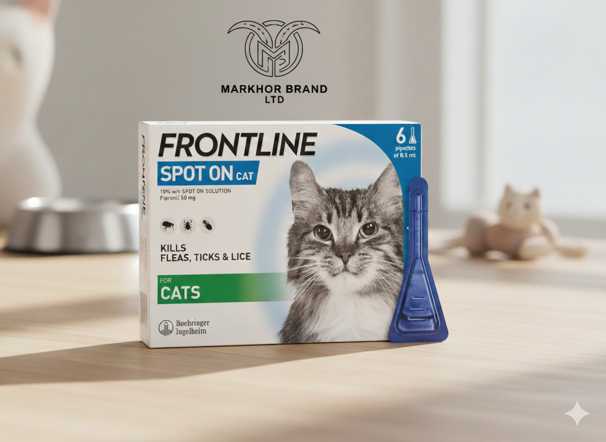 FRONTLINE Spot On Flea & Tick Treatment for Cats - 6 Pipettes