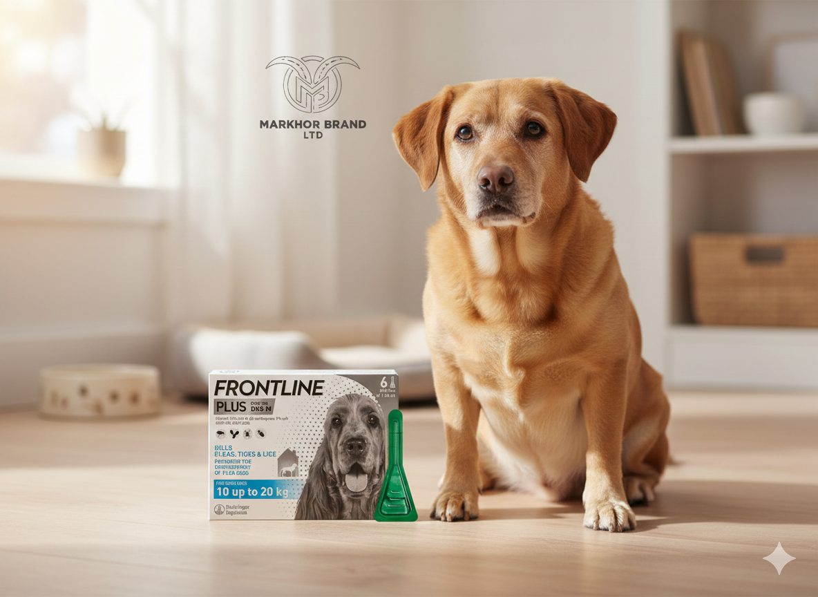 FRONTLINE Plus Flea & Tick Treatment for Medium Dogs - 6 Pipettes
